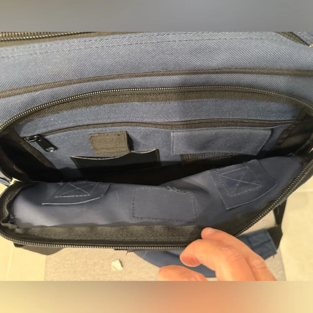 Great Condition! Navy Blue Laptop Bag